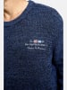 Jan Vanderstorm Pullover BEETU in blau melange