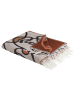 Beliani Kuscheldecke BARBOT in Bunt/Schwarz/Braun - (W) 130 x (H) 0.3 x (L) 170 cm