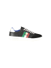 ESERCITO 1659 Schwarze Leder-Sneaker