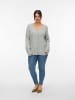 Vero Moda Strickjacke in Light Grey Melange