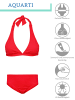 Aquarti Mädchen Bikini Set Zweiteilig Bikinislip Bustier in rot Modell 2