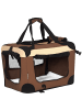 Pawhut Hundetransportbox Braun 50,5L x 33,5B x 35Hcm