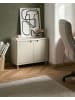 Beliani Büroschrank KORVO in Beige - (W) 90 x (H) 70 x (L) 42 cm
