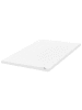 Beliani Topper FROSTY in Weiß - (W) 140 x (H) 6 x (L) 200 cm