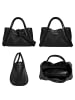 Cluty Handtasche 2 in 1 in schwarz