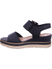 remonte Keilsandalette in schwarz