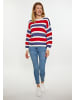 usha BLUE LABEL Damen Pullover in Rot weiss blau