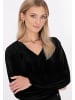 DreiMaster Klassik Damen Bluse in Schwarz