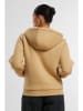 Urban Classics Urban Classics Ladies Bonded Sherpa Zip Hoody in unionbeige