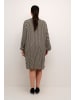 KAFFE curve Tunika KCami Loose fit in Black_White Wavy Print