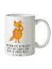 Mr. & Mrs. Panda Kaffeebecher Fuchs Lord mit Spruch in Weiß