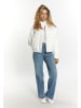 myMo Damen Leicht Wattierte Blousonjacke in Wollweiss