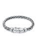 KUZZOI Armband 925 Sterling Silber Twisted in Silber