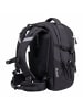 Wave Rucksack Infinity Schulrucksack Set 3 tlg. "Posh Black" Kinder Ranzen 10 Jahre