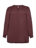 sheego Longbluse in burgund