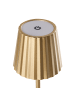 Beliani Tischlampe für den Außenbereich ABARO in Gold - (W) 10 x (H) 38 x (L) 10 cm