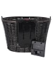 KLICKfix Vorderradkorb Structura oval in schwarz