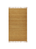 Beliani Kurzflor LUNIA in Gelb/Braun - (W) 80 x (H) 0.7 x (L) 150 cm