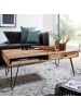 KADIMA DESIGN Couchtisch BAGLI Massiv-Holz 110 cm breit Wohnzimmer-Tisch in Akazie