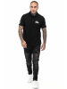 Lonsdale Polo "Setter" in Schwarz
