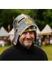 relaxdays 2 x Ritter Helm in Silber/ Gold