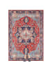 Elle Decoration Kurzflor Teppich Hamadan in Orientrot