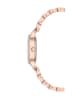 Anne Klein Quarzuhr Crystal Metals in weiß perlmutt / rosegold