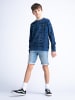 Petrol Industries Sweater mit All-over Muster Solenture in Blau