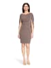 Vera Mont Cocktailkleid im Glitzer-Look in Taupe/Silver