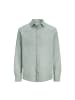 Jack & Jones Langarmhemd in Granite Green
