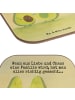 Mr. & Mrs. Panda Untersetzer Avocado Pärchen Design mit Spruch in Weiß