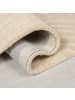 KADIMA DESIGN LEVEN Teppich rund Ø160 Beige Wolle Zen Japandi getuftet in Beige