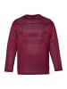 STHUGE Kurzarm T-Shirt in dunkel kirschrot
