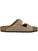 Birkenstock Sandale Arizona Nubukleder normal in hellbraun