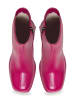 CESARE GASPARI Blockabsatz-Stiefeletten in Pink