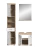 ebuy24 Badmöbelset Lambada Weiß 112 x 34 cm
