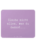 Mr. & Mrs. Panda Mouse Pad Spruch Selbstvertrauen und Klarheit m... in Lavendeltraum