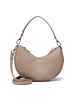 Lacoste Core Essentials Champs Elysees Schultertasche S Leder 24 cm in taupe