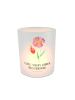Mr. & Mrs. Panda Teelichthalter Blume HageRundunge mit Spruch in Transparent