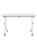 Beliani Zusammenklappbarer Schreibtisch BENDI in Weiß - (W) 120 x (H) 75 x (L) 60 cm