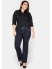 sheego Hemdbluse in schwarz