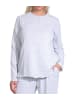 NORMANN langarm Schlafanzug Pyjama Oberteil Shirt Mix & Match Streifen - 76887 in Grau