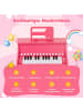 COSTWAY 25 Tasten Keyboard Kinder ab 3 Jahren in Rosa