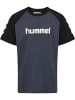 Hummel T-Shirt Hmljr Logo Kinder in OMBRE BLUE