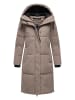 Marikoo Wintermantel Michikoo XVI in Taupe Grey