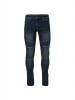 KOROSHI Biker Skinny Fit Jeans in blau