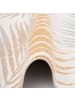 Pergamon Teppich Faro Tropical Blätter in beige
