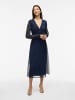 Vila Maxikleid in Navy Blazer