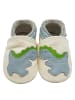 Yalion Baby Krabbelschuhe aus Leder, weiche Lauflernschuhe mit rutschfester Sohle 