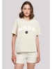 F4NT4STIC Ladies Everyday T-Shirt NASA Collegiate Logo in Whitesand